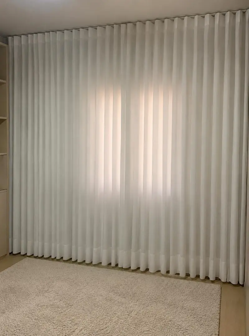 Cortina Pé Direito Duplo sob medida — Maravilha Cortinas Ibitinga SP